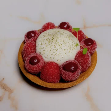 Tarte aux framboises